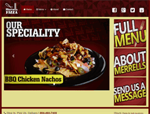 Tablet Screenshot of merrellspizza.com